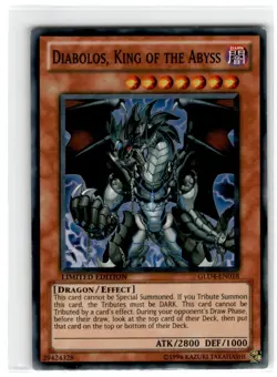 Yu-Gi-Oh! Diabolos King of The Abyss Common GLD4-EN018 Moderately Played Limited - Image 1
