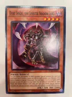 Yugioh! Duke Shade, the Sinister Shadow Lord - EGS1-EN017 - Common - 1st Edition - Image 1