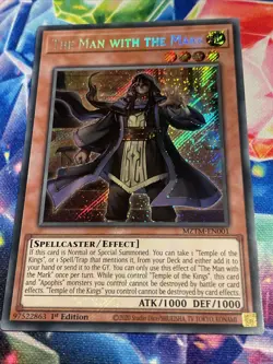 Yu-Gi-Oh! TCG The Man With The Mark MZTM-EN001 Secret Rare NM/M - Image 2