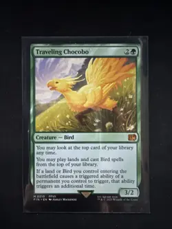 MTG Final Fantasy Traveling Chocobo #210 *NON-FOIL* Mythic Rare - Image 1