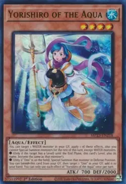 Yorishiro of the Aqua - MP23-EN218 - Ultra Rare - 1st Edition - Lightly Played - Image 1