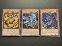 Heart Of The Blue-Eyes + The Legendary Exodia Incarnate + Defender | YuGiOh! - Image 1