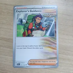 Explorer's Guidance 147/162 - NM SV Temporal Forces - Pokemon TCG 2024 Card - Image 1
