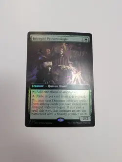 MTG - Intrepid Paleontologist (Extended Art Foil) -Lost Caverns of Ixalan NM Con - Image 1