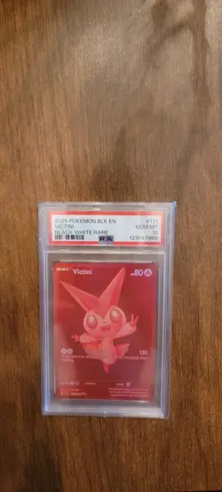 Pokemon Card Victini #171/086 Black Bolt PSA GEM MINT 10 - Image 1