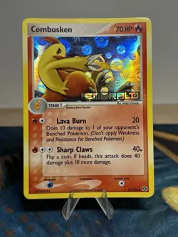 Combusken 25/106 EX Emerald Stamped Reverse Holo Foil Pokemon Card MP - Image 1