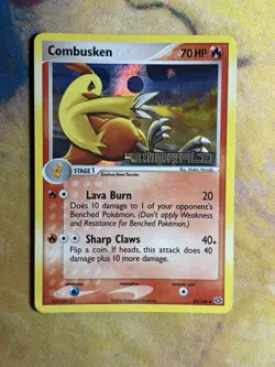 Combusken 25/106 EX Emerald Stamped Reverse Holo Foil Pokemon Card MP - Image 2