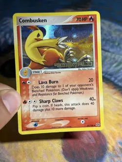 Combusken 25/106 EX Emerald Stamped Reverse Holo Foil Pokemon Card MP - Image 3