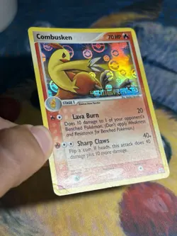 Combusken 25/106 EX Emerald Stamped Reverse Holo Foil Pokemon Card MP - Image 4