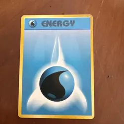 Water Energy Japanese Pokemon Card Base Set WOTC 1996 MP - Image 1
