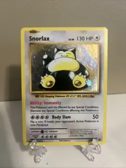 Pokemon Card Snorlax XY179 Black Star Promo XY Snorlax GX Box LP - Image 1