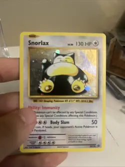 Pokemon Card Snorlax XY179 Black Star Promo XY Snorlax GX Box LP - Image 5