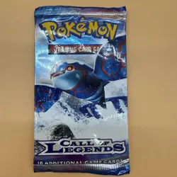 Pokemon Call of Legends - 10 Card Booster Pack - Kyogre Art - New Sealed - Image 2