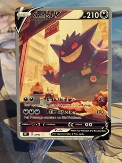 Pokemon Gengar V promo rare Waifu Doujin ACG DIY Full Art Card New - Image 1
