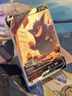 Pokemon Gengar V promo rare Waifu Doujin ACG DIY Full Art Card New - Image 2