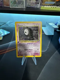 Pokemon Unown TCG Neo Discovery 14/75 Holo 1st Edition Rare Card - Image 2