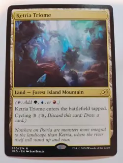 1x Ketria Triome NM Ikoria: Lair of Behemoths MTG - Image 1