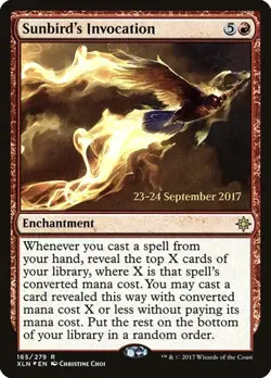 Sunbird's Invocation - Foil Prerelease Promo Ixalan MP MTG - Image 1