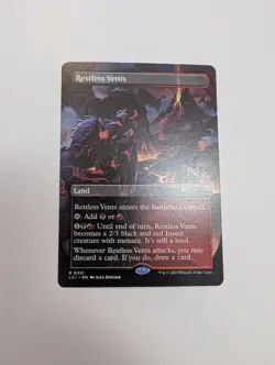 MTG - Restless Vents (Borderless) - The Lost Caverns of Ixalan NM/M Condition - Image 1