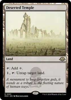 MTG - Deserted Temple - MH3 0301 - Modern Horizons 3 - Rare - Magic - Image 1