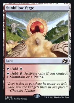 Sunbillow Verge - Foil Prerelease Promo DFT MP MTG - Image 1
