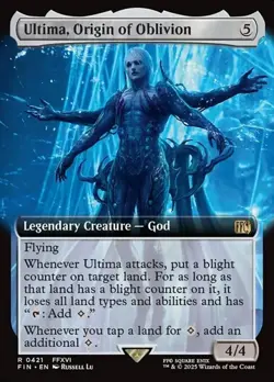 Ultima, Origin of Oblivion (#421) - Foil Extended Art FIN NM MTG - Image 1