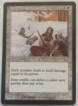 Wave of Reckoning Mercadian Masques MTG Magic the Gathering, NM - Image 1