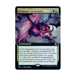 WOTC MtG Theros Beyond Death Enigmatic Incarnation (Extended Art) (R) (Foi EX - Image 1