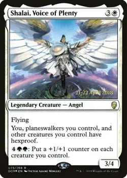 Shalai, Voice of Plenty - Foil Prerelease Promo Dominaria MP MTG - Image 1