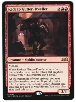 Redcap Gutter-Dweller 146 Wilds of Eldraine NM MTG - Image 1