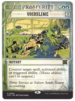 Voidslime 60 Outlaws of Thunder Junction: Breaking News NM MTG - Image 1