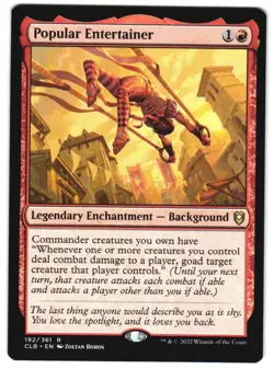Popular Entertainer 192 Commander Legends: Battle for Baldur's Gate NM MTG - Image 1