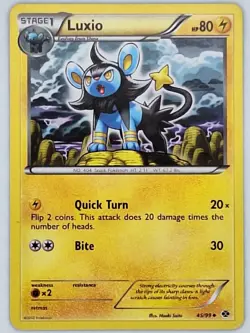 Luxio 45/99 Pokemon - Black and White Next Destinies MP - Image 1