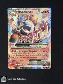 M Camerupt EX - XY198 XY Promos Pokemon TCG NM A1 - Image 1