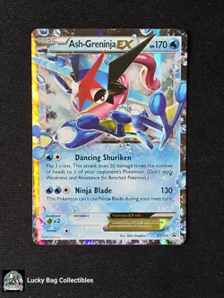 Ash-Greninja EX XY133 XY Promos Pokemon TCG NM A1 - Image 1