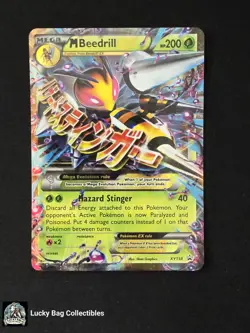 M Beedrill EX XY158 XY Promos Pokemon TCG NM A1 - Image 1