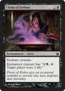 Claim of Erebos - Medium Play MTG Born of the Gods - Image 1