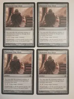 Thousand-Year Elixir x4 - Lorwyn Set - 263/301 MTG - Magic the Gathering - Image 1