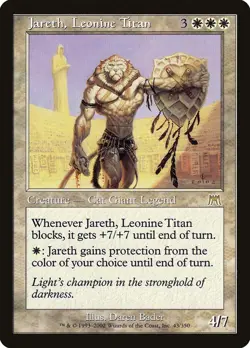 MTG - Jareth, Leonine Titan - Onslaught - X1 - (LP) - - Image 1