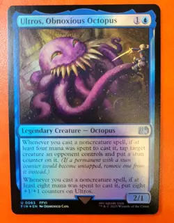 MTG - Final Fantasy: Ultros, Obnoxious Octopus (0083) - Uncommon Foil - NM - Image 1