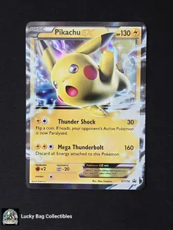 Pikachu EX - XY174 XY Promos Pokemon TCG NM A1 - Image 1