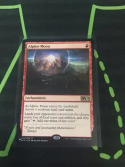 MTG Magic The Gathering Alpine Moon List Rare Red Enchantment Commander - Image 1