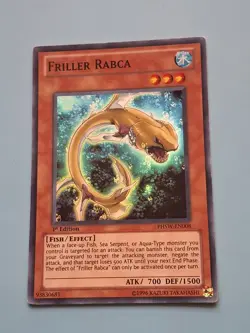Yugioh Card - Friller Rabca Super Rare 1st Edition PHSW-EN008 MP - Image 1