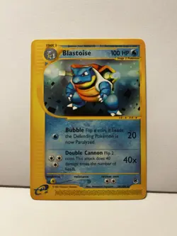Pokemon TCG Blastoise Expedition Base Set Regular Rare Card 36/165 - Image 1