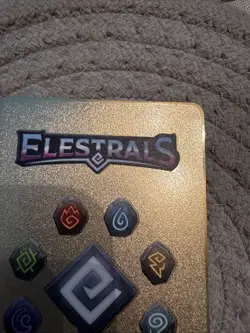 2022 Elestrals TCG - Penterror Promo Gold Metal Card NEAR MINT - Image 5