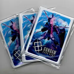 Gundam Card Game TCG Starter Release Sleeves 3 Packs of 10 NEW & SEALED - Image 1