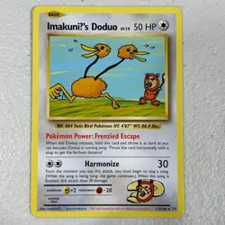 2016 Pokemon IMAKUNIU'S DODUO 112/108 XY Evolutions Secret Rare Card NM-MT - Image 1