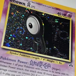 SWIRL | Unown 14/75 Neo Discovery | Holo | Perfect Centering | Pokemon Card - Image 1
