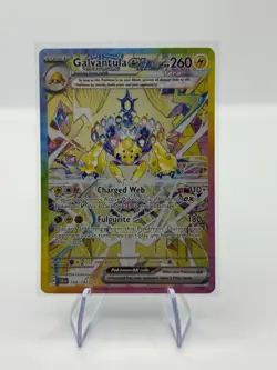 Pokemon TCG Galvantula EX Illustration Rare Card Stellar Crown 168/142 - Image 1
