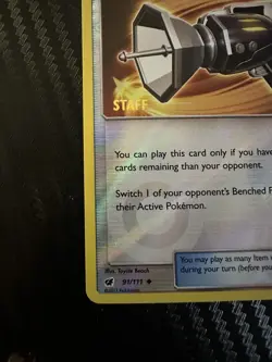 Counter Catcher 91/111 League Cup STAFF Promo REVERSE HOLO POKEMON CARD N/M - Image 3